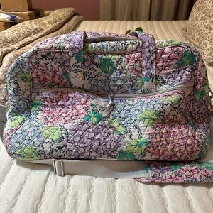Floral Quilted Vera Bradley overnight bag